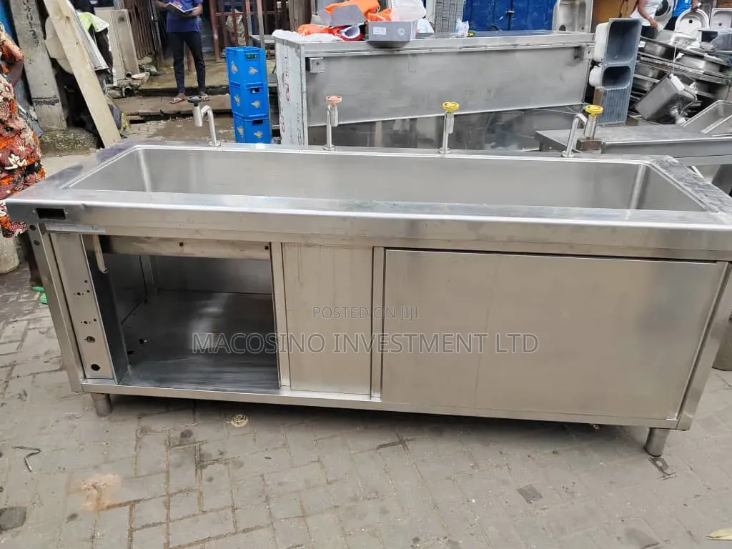 Commercial-Grade Stainless Steel Trough Sink