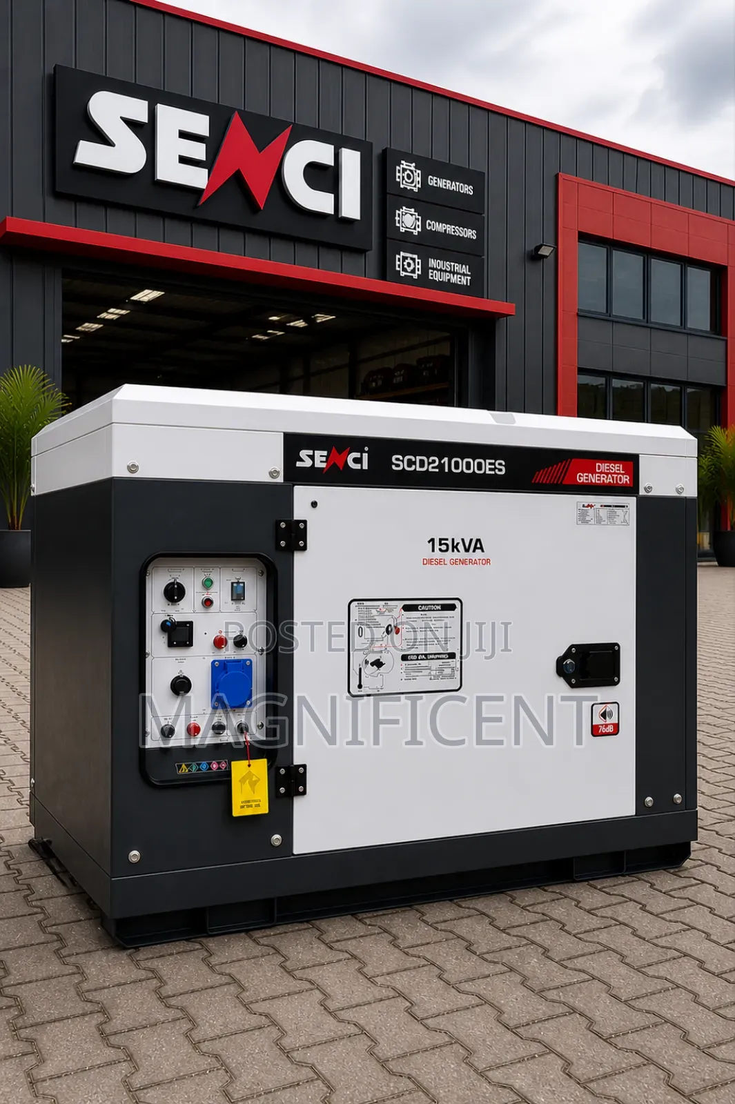 Senci Scd21000es 15kva Soundproof Diesel Generator Heavy Duty Fuel Eff