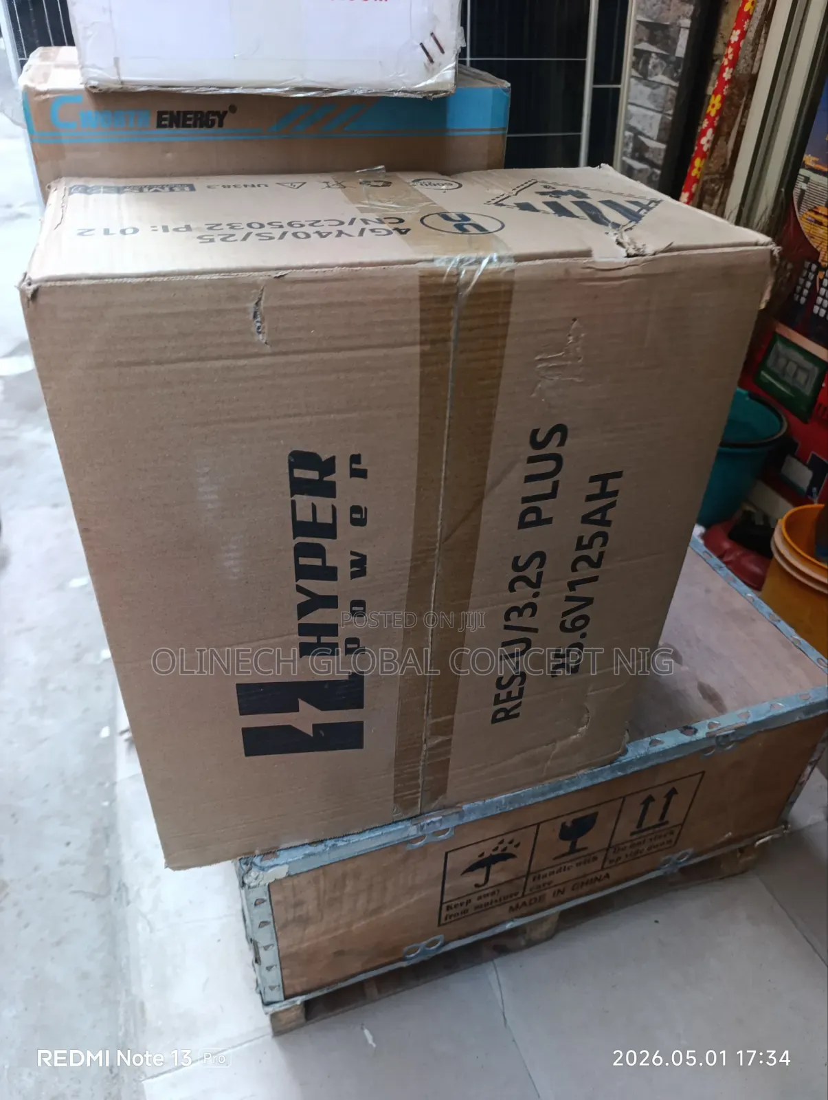 3.5 KWH 24 v Hyper Power Lithium Battery