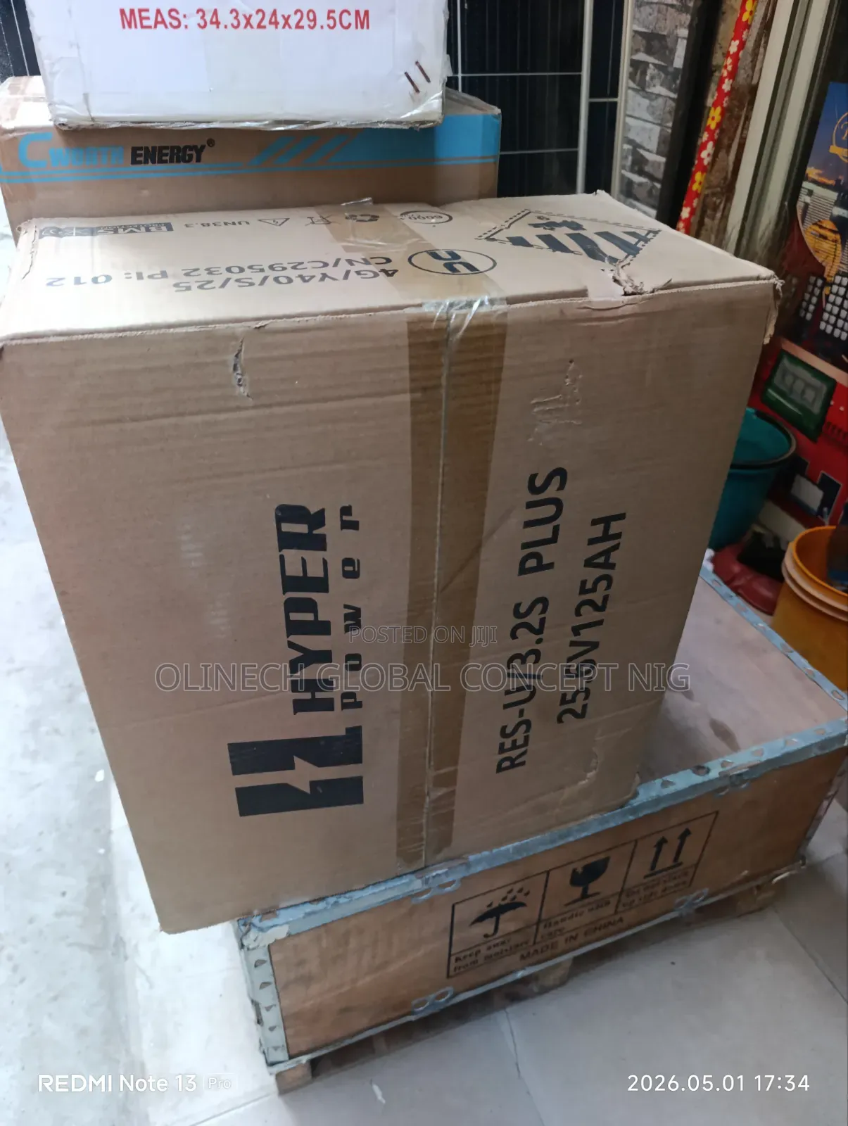 3.5 KWH 24 v Hyper Power Lithium Battery