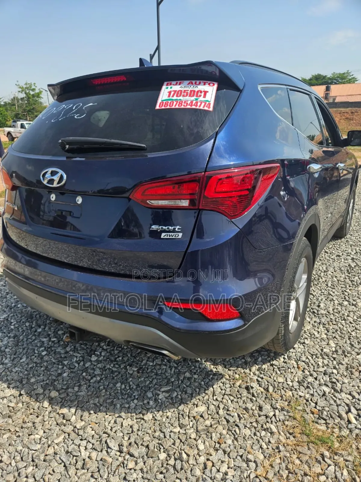 Hyundai Santa Fe SE AWD 2018 Blue
