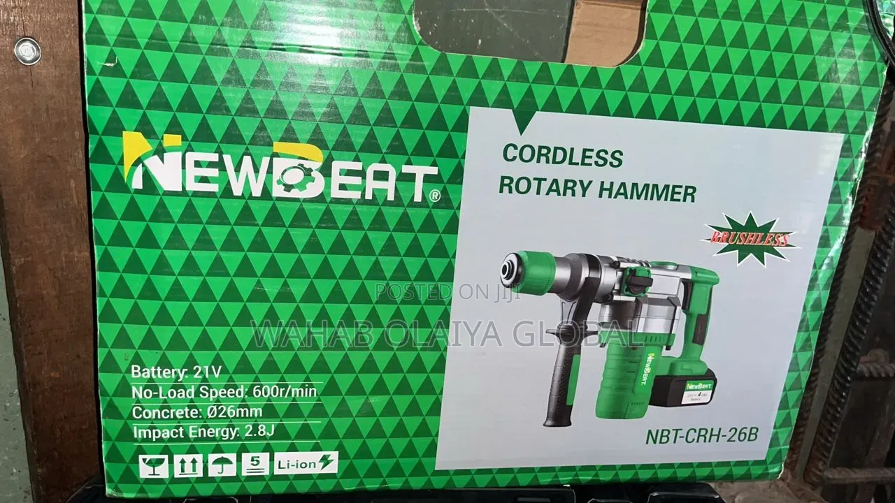 Newbeat 21v Brushless Rotary Hammer SDS Plus 26mm