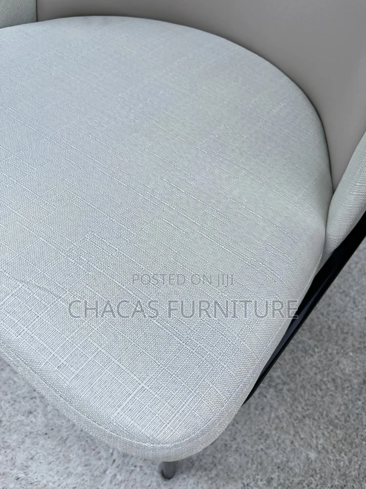 Modern Duo-Tone Dining Chair - Premium Nordic Upholstered Seat