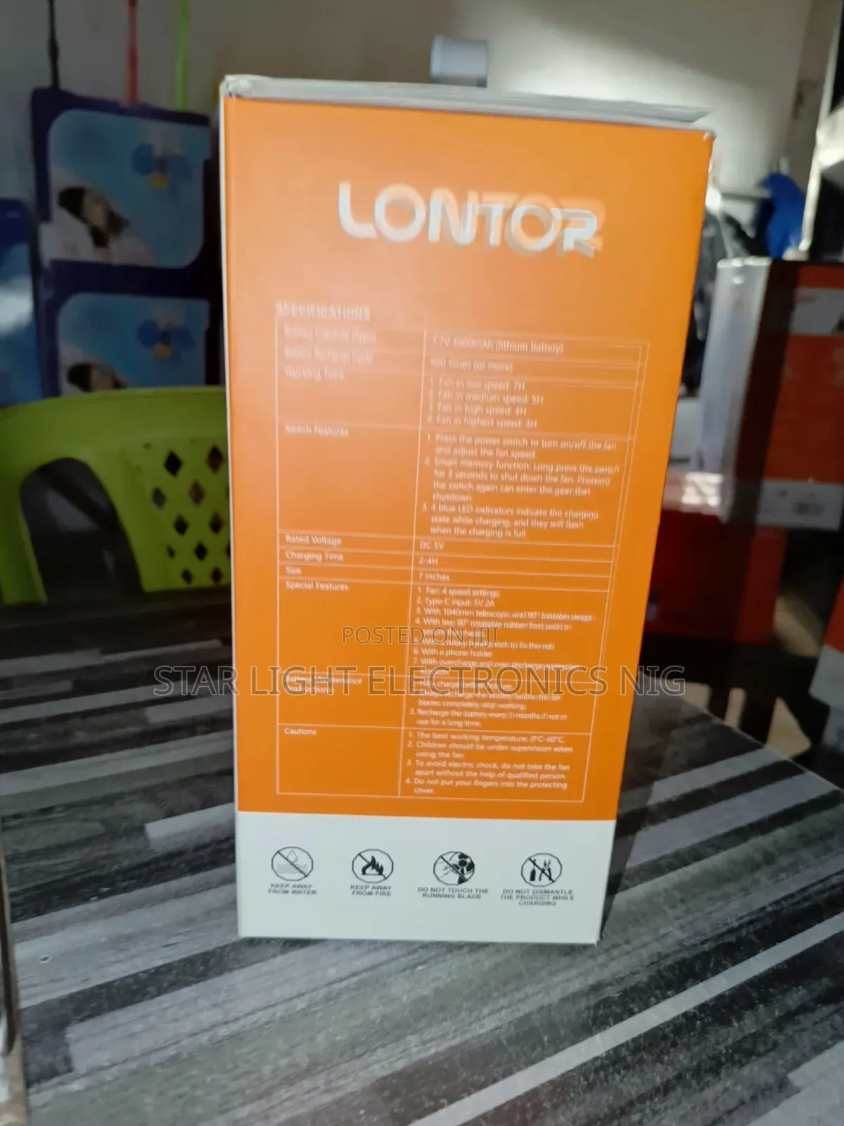Rechargeable Foldable Fan