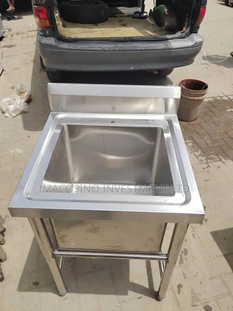 40cm Freestanding Stainless Steel Single Bowl Commercial Kitchen Sink