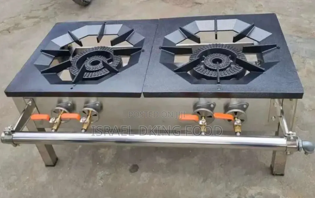 Industrial Double Stainless Foreign Original Standing Gas Cooker