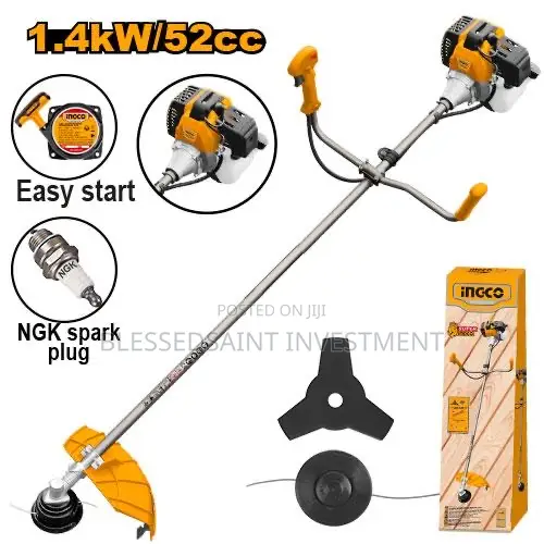 Ingco Gasoline Grass Trimmer and Brush Cutter 52cc