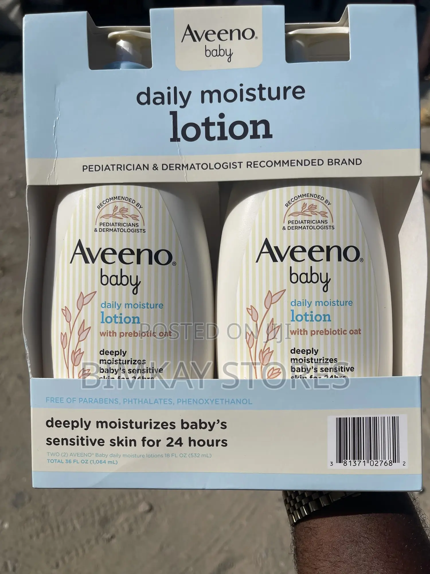 Aveeno Baby Daily Moisture Lotion 2 in 1 532ml