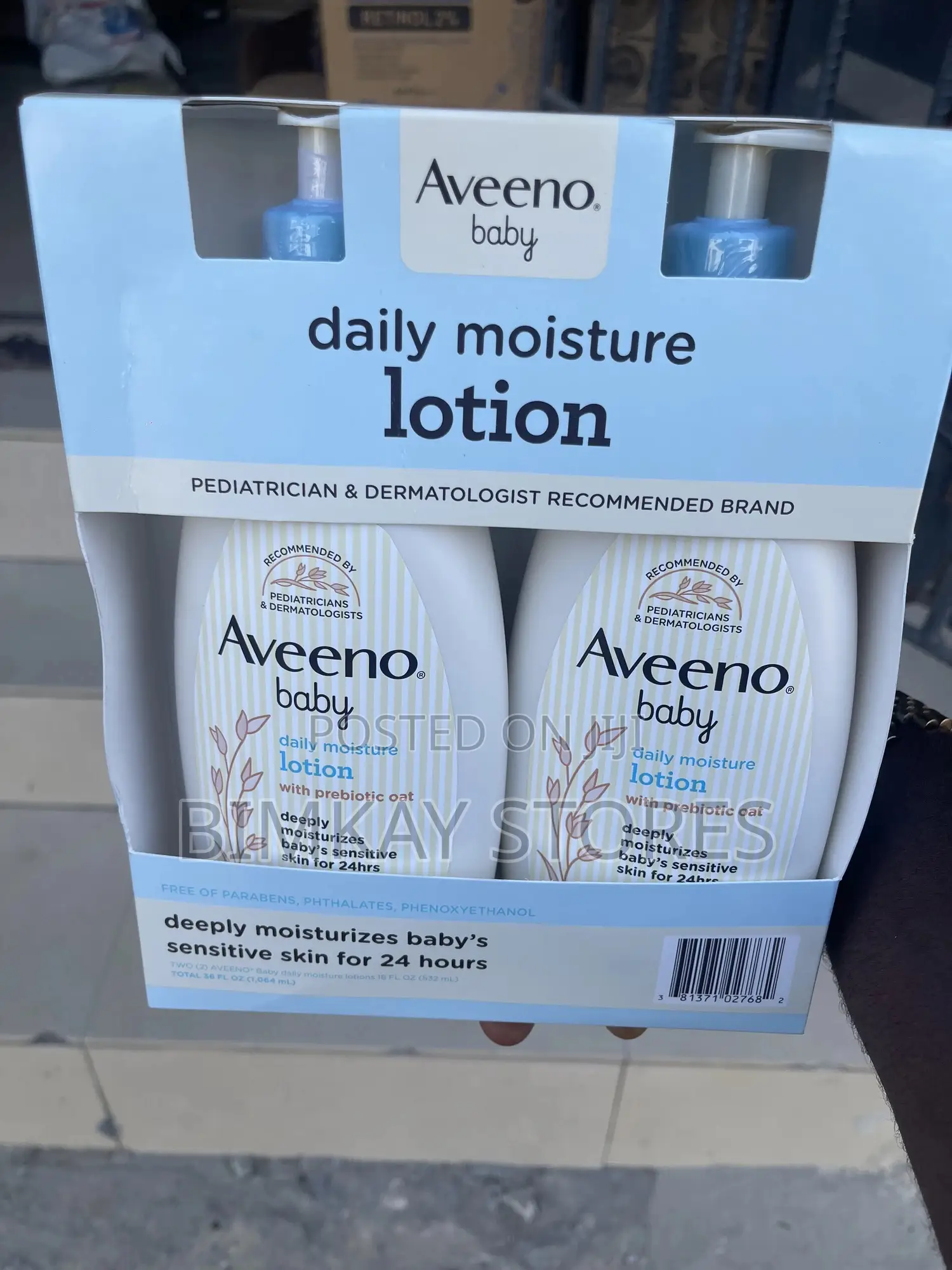 Aveeno Baby Daily Moisture Lotion 2 in 1 532ml
