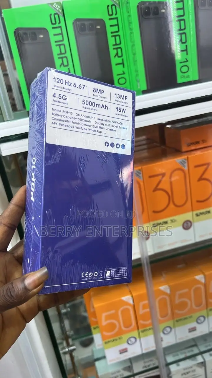 New Tecno Pop 10 128 GB Blue