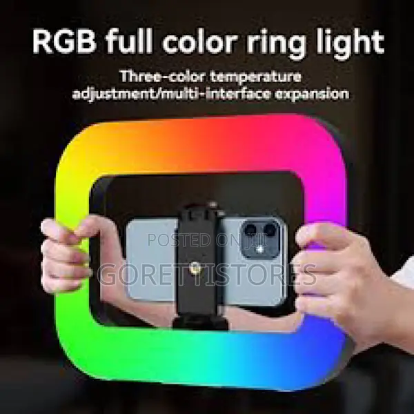 E-30 Mobile Camera Fill Light RGB With Tripod