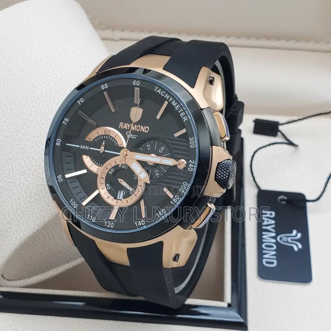 Raymond Weill Quality Luxury Men Automatic Engine Wristwatch