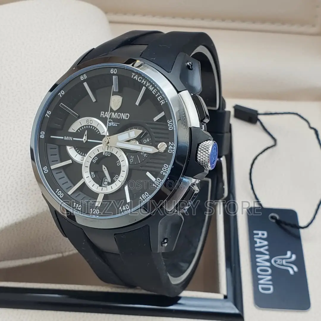 Raymond Weill Quality Luxury Men Automatic Engine Wristwatch