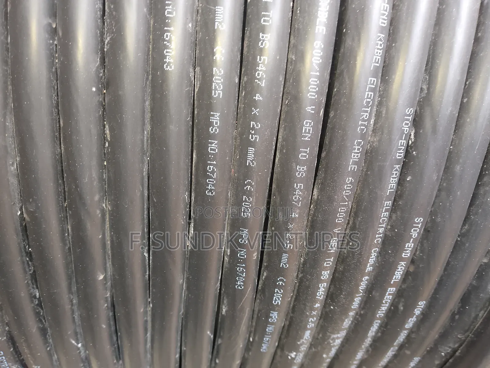 2.5mm 4core Armoured Cable Full Guage