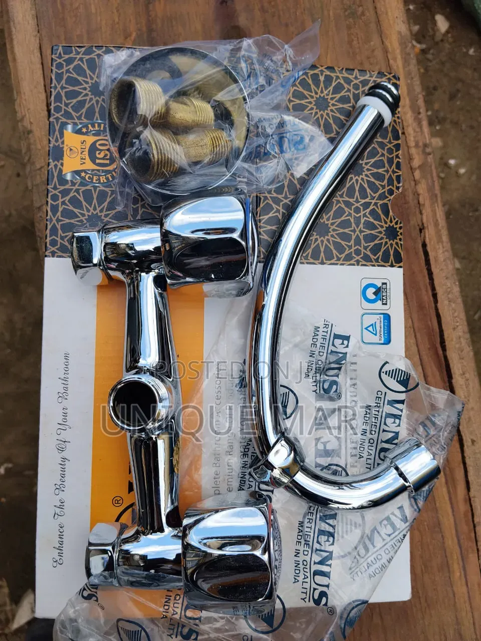Quality India Stainless Venus Beam Mixer Tap With Accessories
