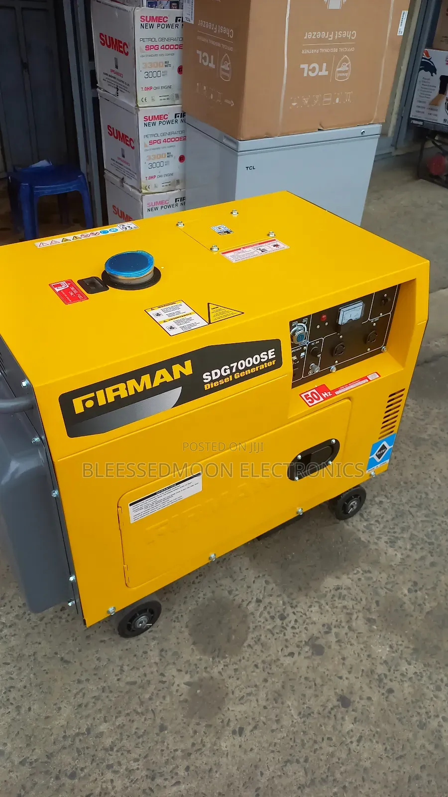 Firman Heavy Duty Diseal Soundproof Generator 7.5kva 3 Year's Warranty