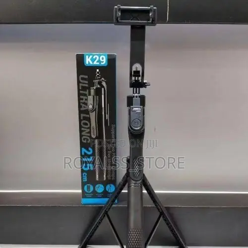 K29 Ultra Long Selfie Tripod Stand With Remote Selfie Stick 7ft