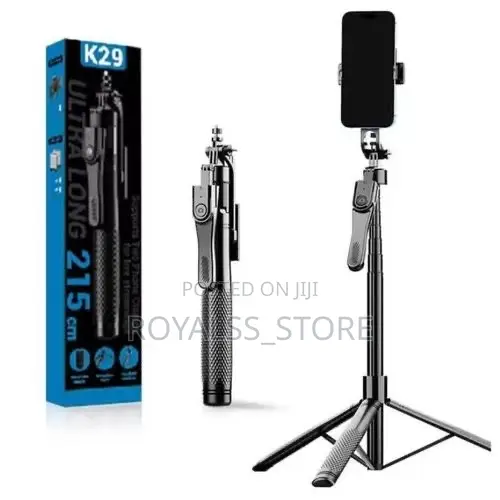 K29 Ultra Long Selfie Tripod Stand With Remote Selfie Stick 7ft