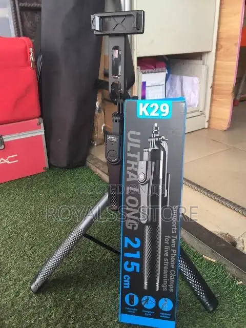 K29 Ultra Long Selfie Tripod Stand With Remote Selfie Stick 7ft
