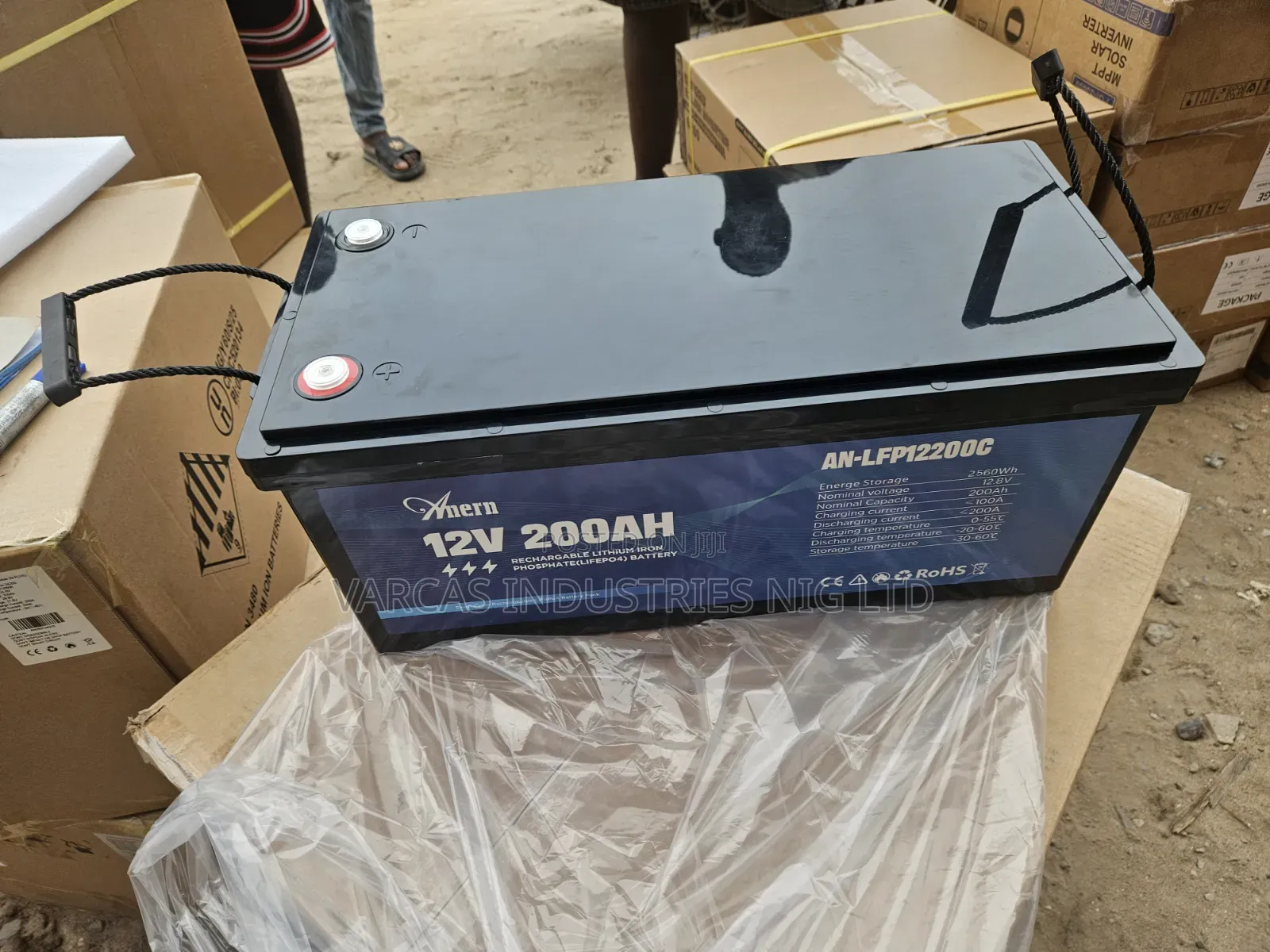 Anern 12v 200ahps Lithium Battery