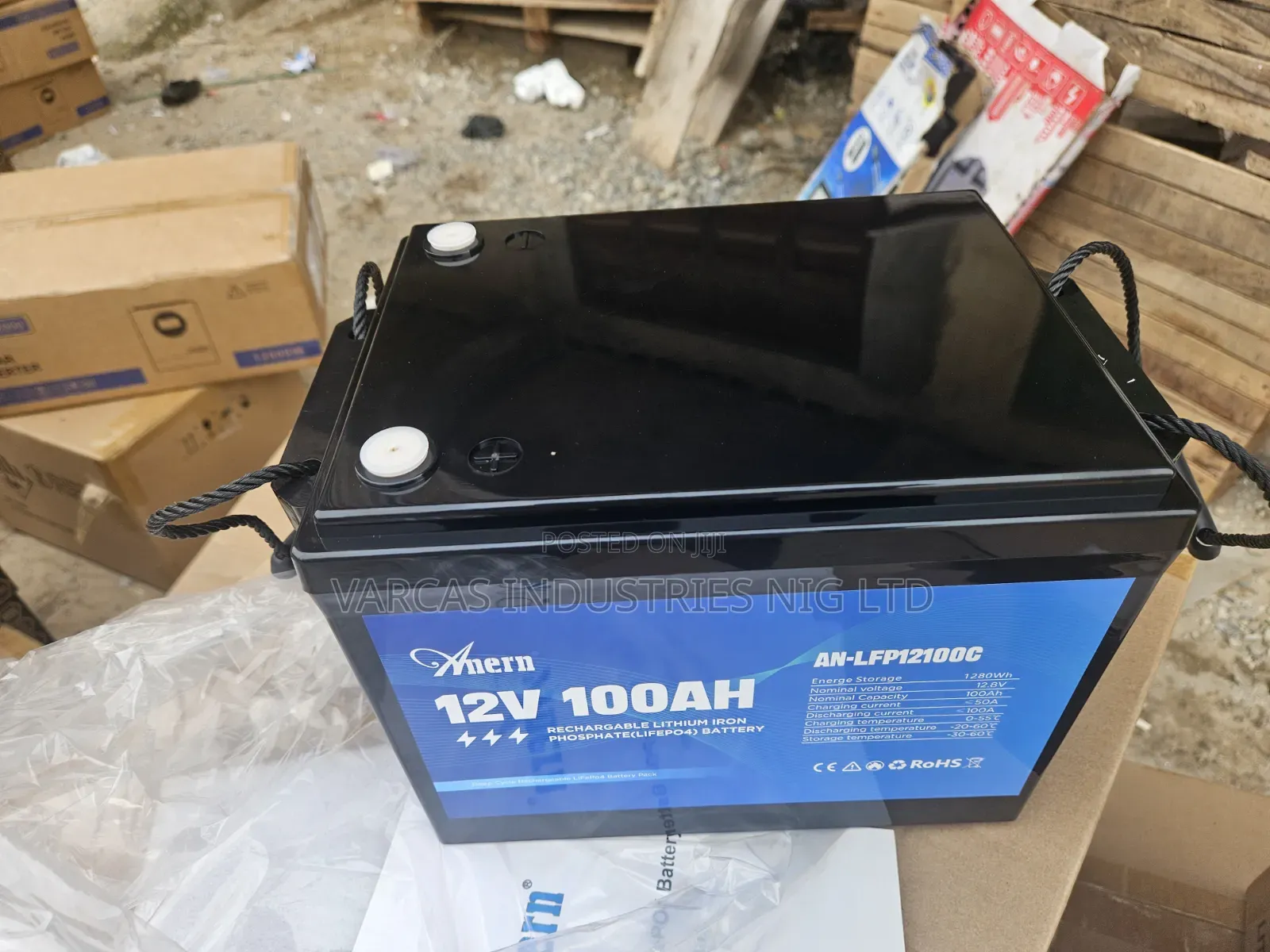 Anern 12v 100ahps Lithium Iron Battery