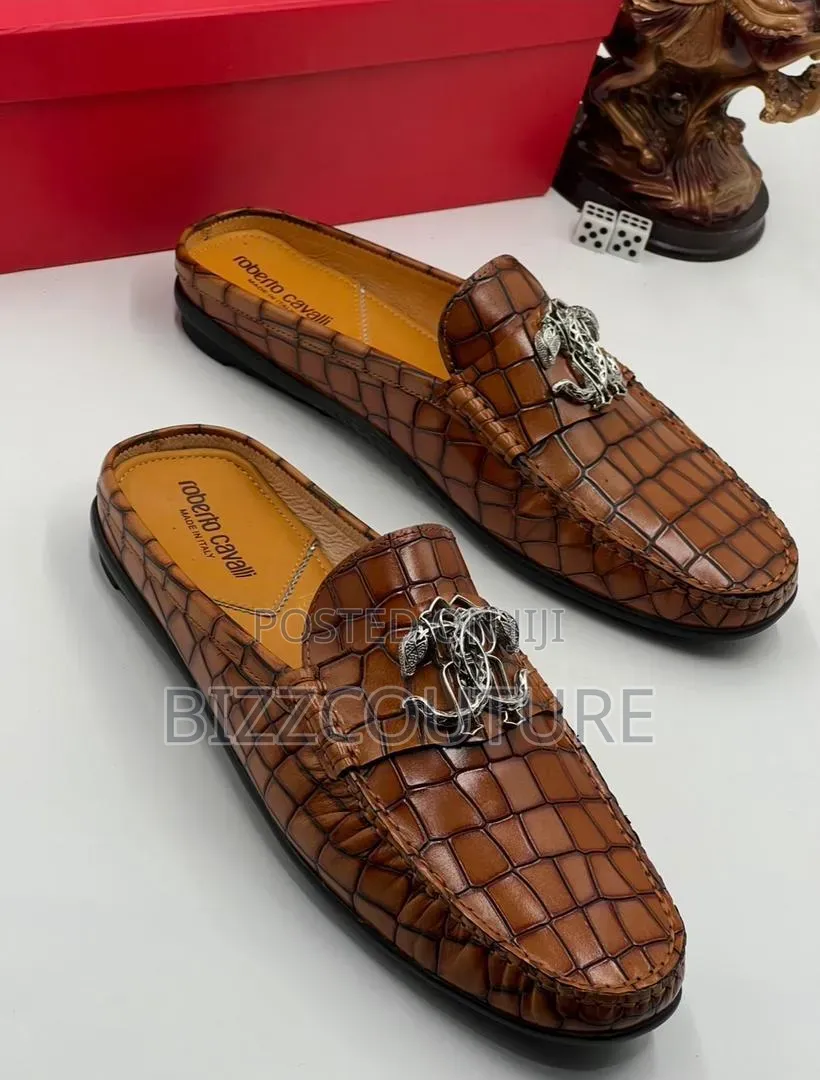 Original Italian Roberto Cavalli Half Shoes Available in Store