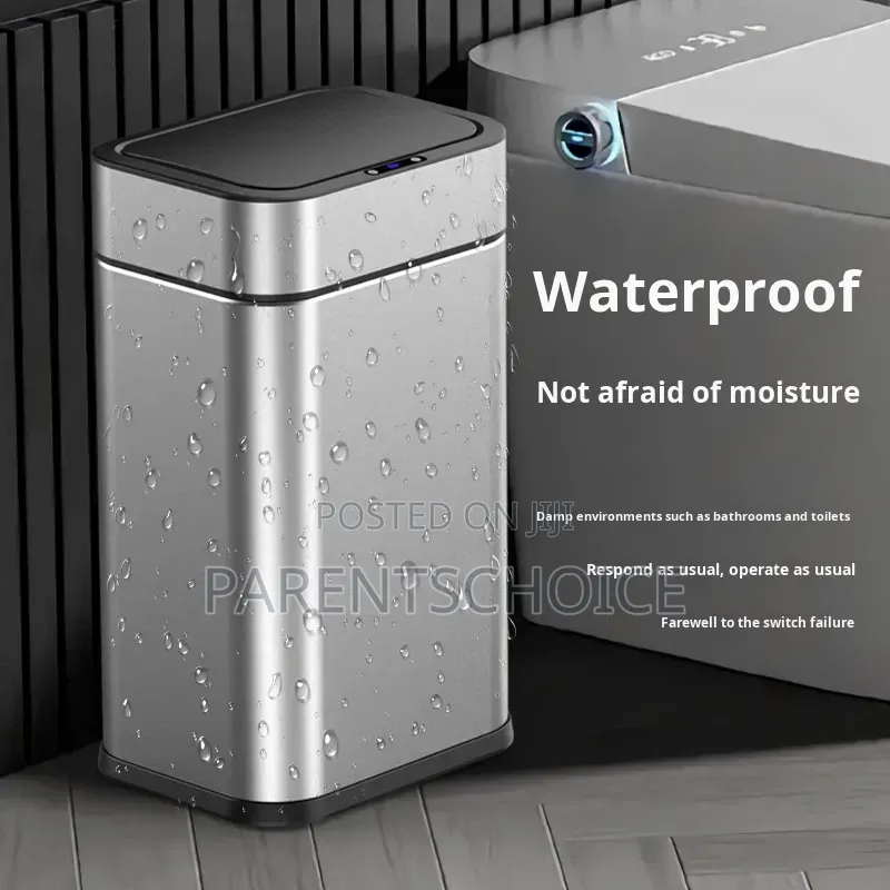 Automatic Large Capacity Stainless Steel Smart Waste Bin- 30l/40l/50l