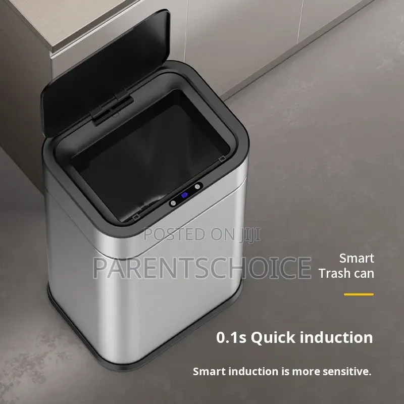 Automatic Large Capacity Stainless Steel Smart Waste Bin- 30l/40l/50l