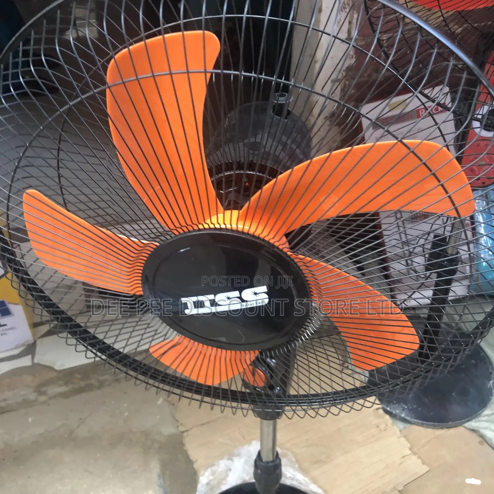 TTCC 16” Solar Rechargeable Inverter Fan With Solar Panel and Led Bulb
