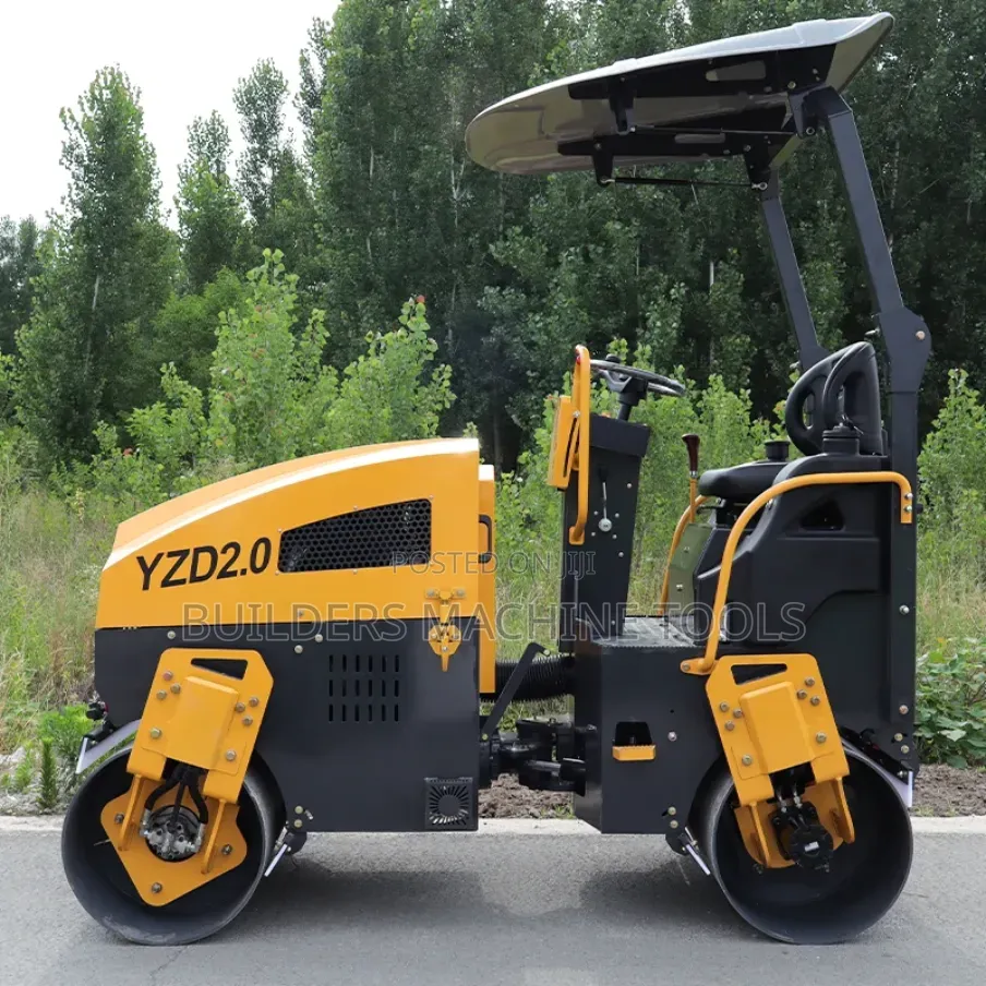 Double Drum Riding Roller 2tons