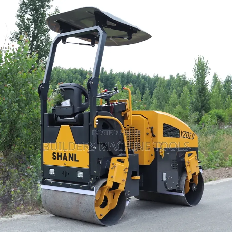 Double Drum Riding Roller 2tons