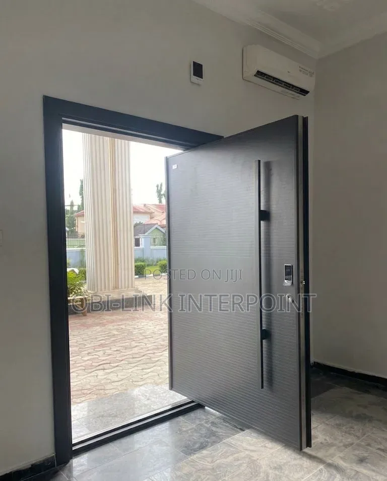 Modern 5ft by 9ft Pivot Security Door.