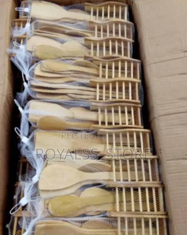 5pcs Wooden Kitchen Utensils Set Wooden Cooking Spoon Set
