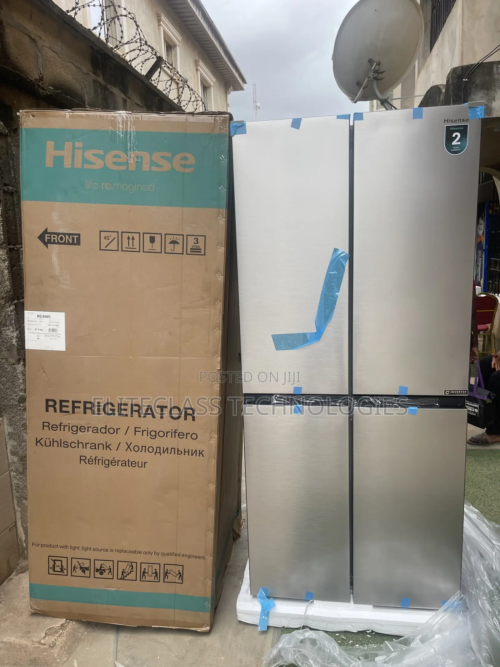Hisense Ref-54ws 392l Four-Door Refrigerator