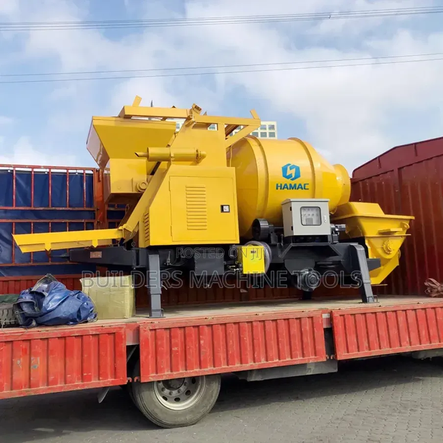 Concrete Mixer With Concrete Pump 50 Cubic