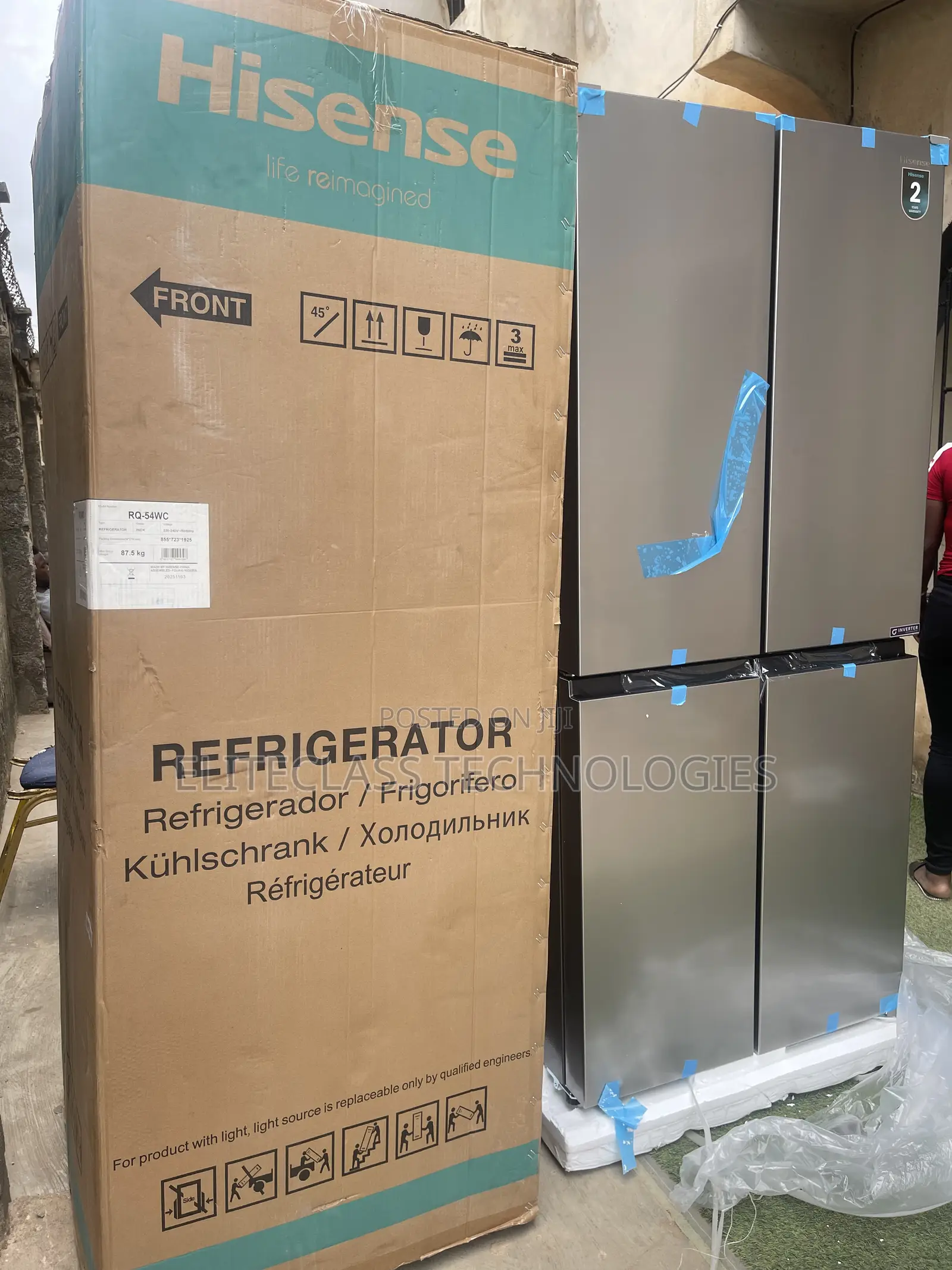 New Hisense Ref-54ws Multi-Door Refrigerator 392l
