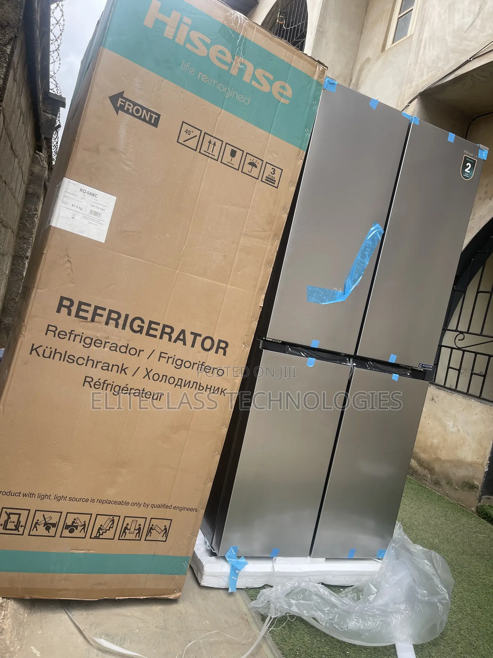 Reliable Hisense Ref-54ws Large Capacity Fridge 392l