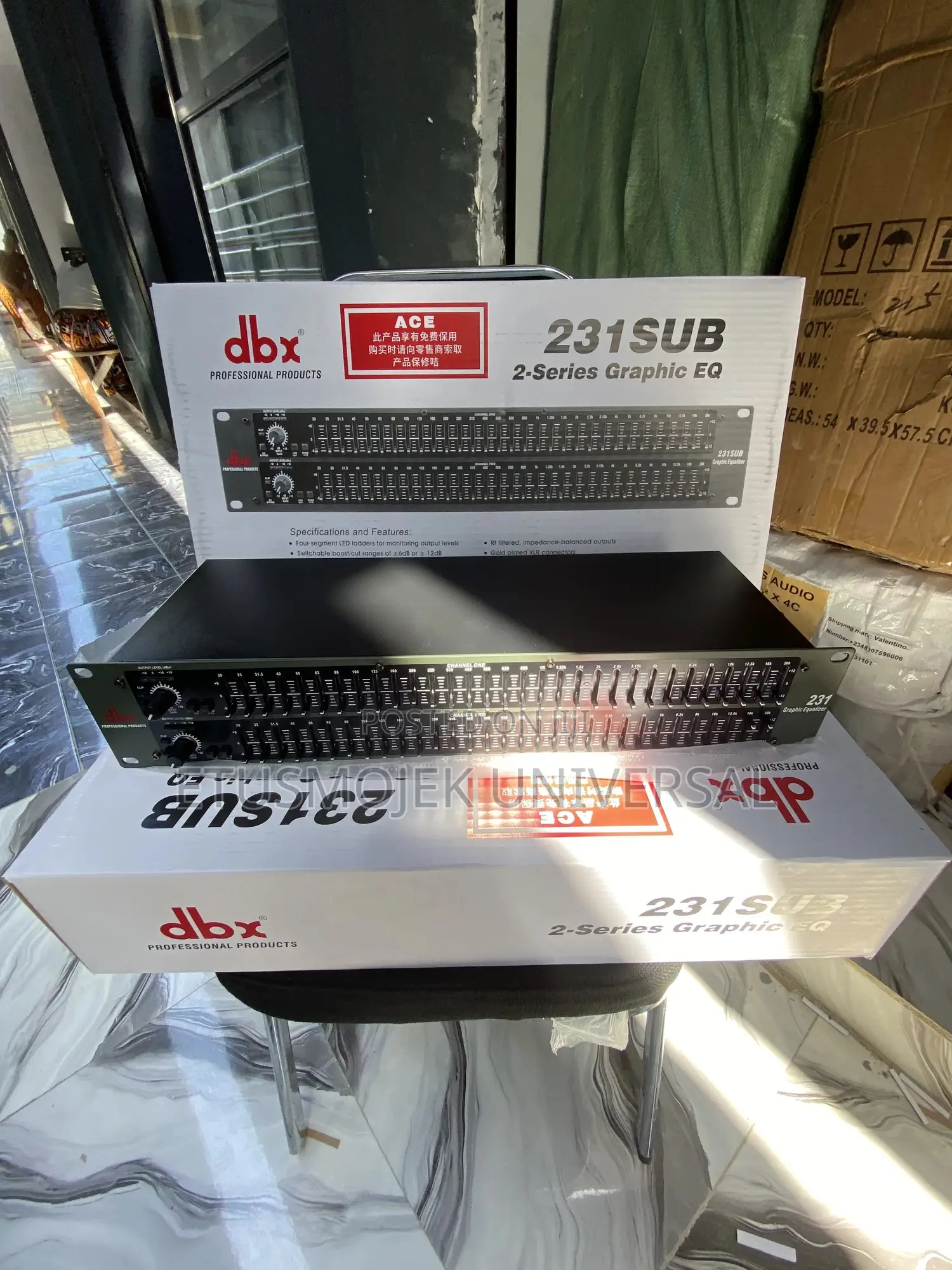 DBX Double Equalizer 231sub