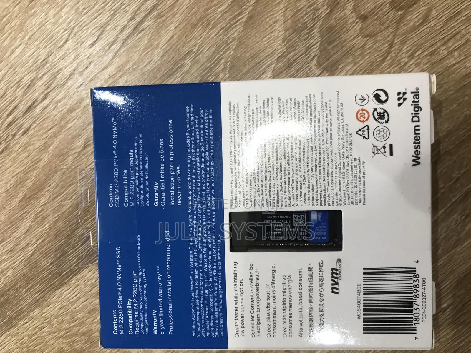4tb Wd Blue Western Digital M.2 SSD