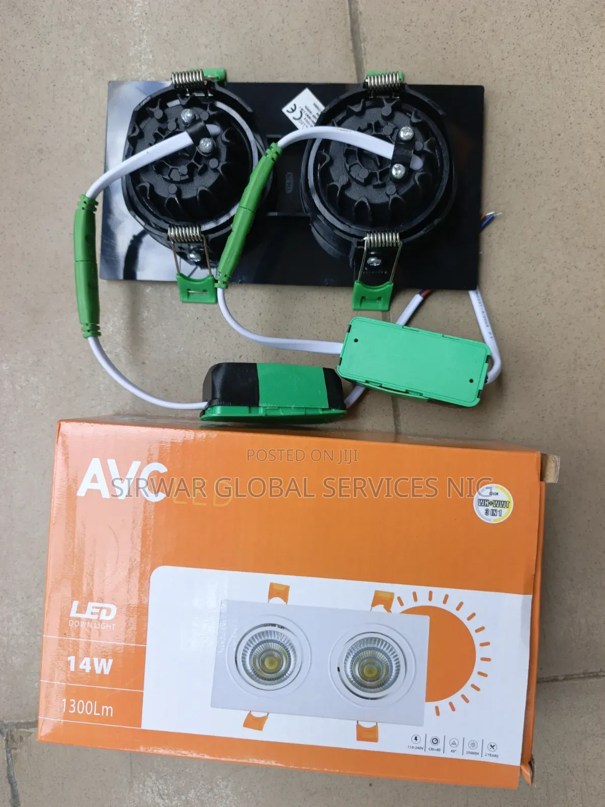 Double Spot Light 2 in 1 Pop Light Avc