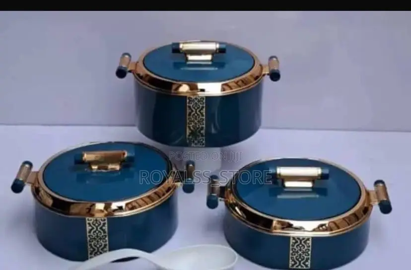 VTCL Rishabh "Steel Fresh" Insulated Casseroles Dinner Set 3pcs