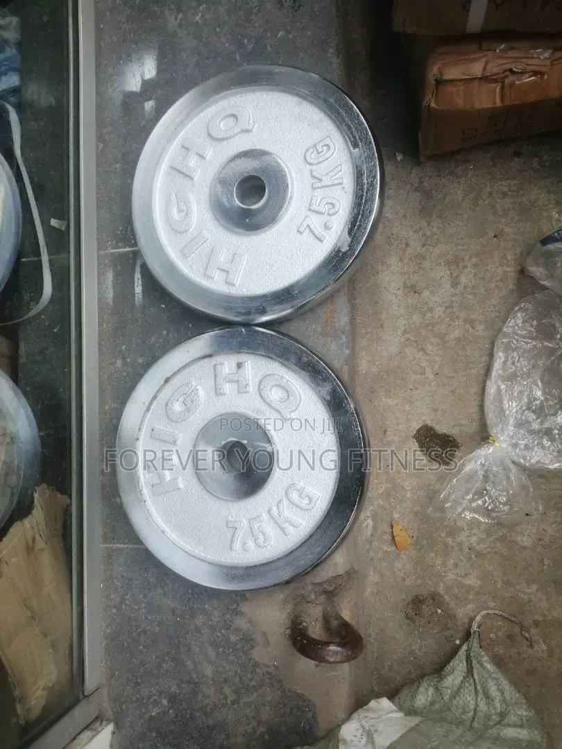 Pair of 7.5kg Silver Plate ( 15kg)