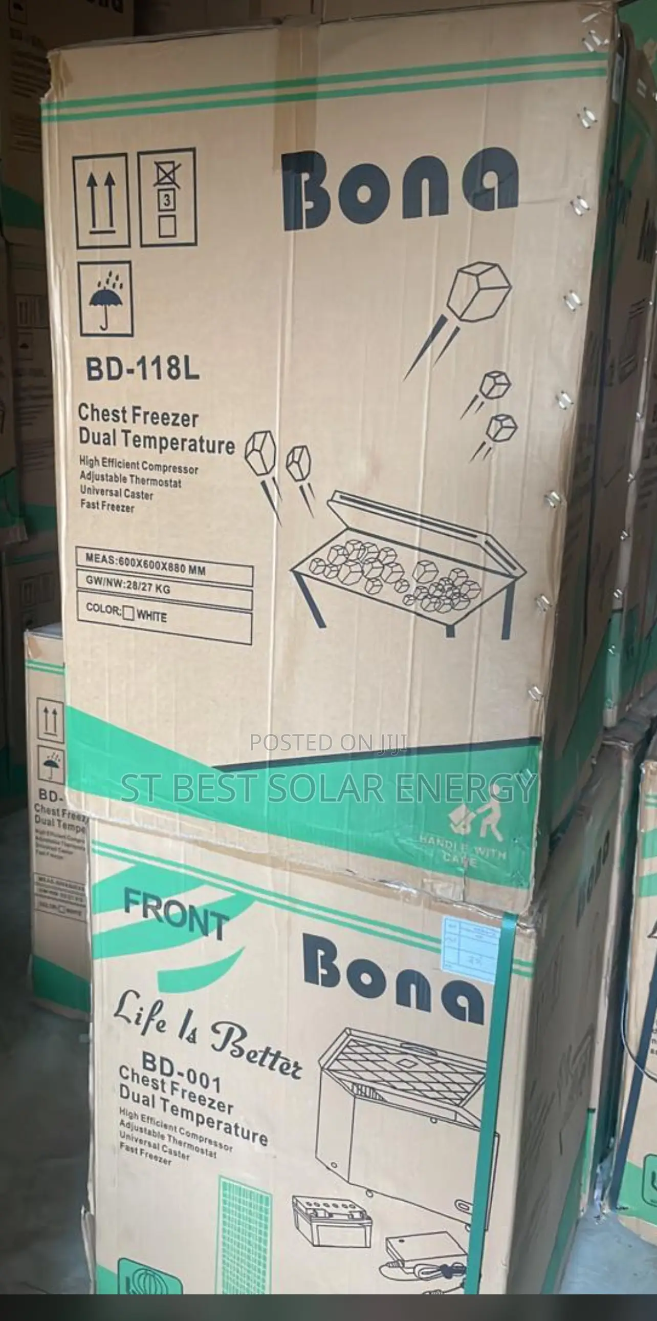 118 Litres Solar Freezer