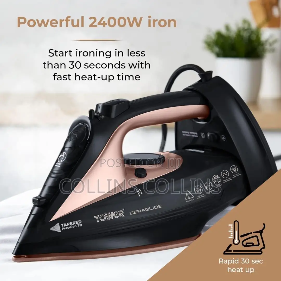 Tower T22008rg Ceraglide Cordless Steam Iron