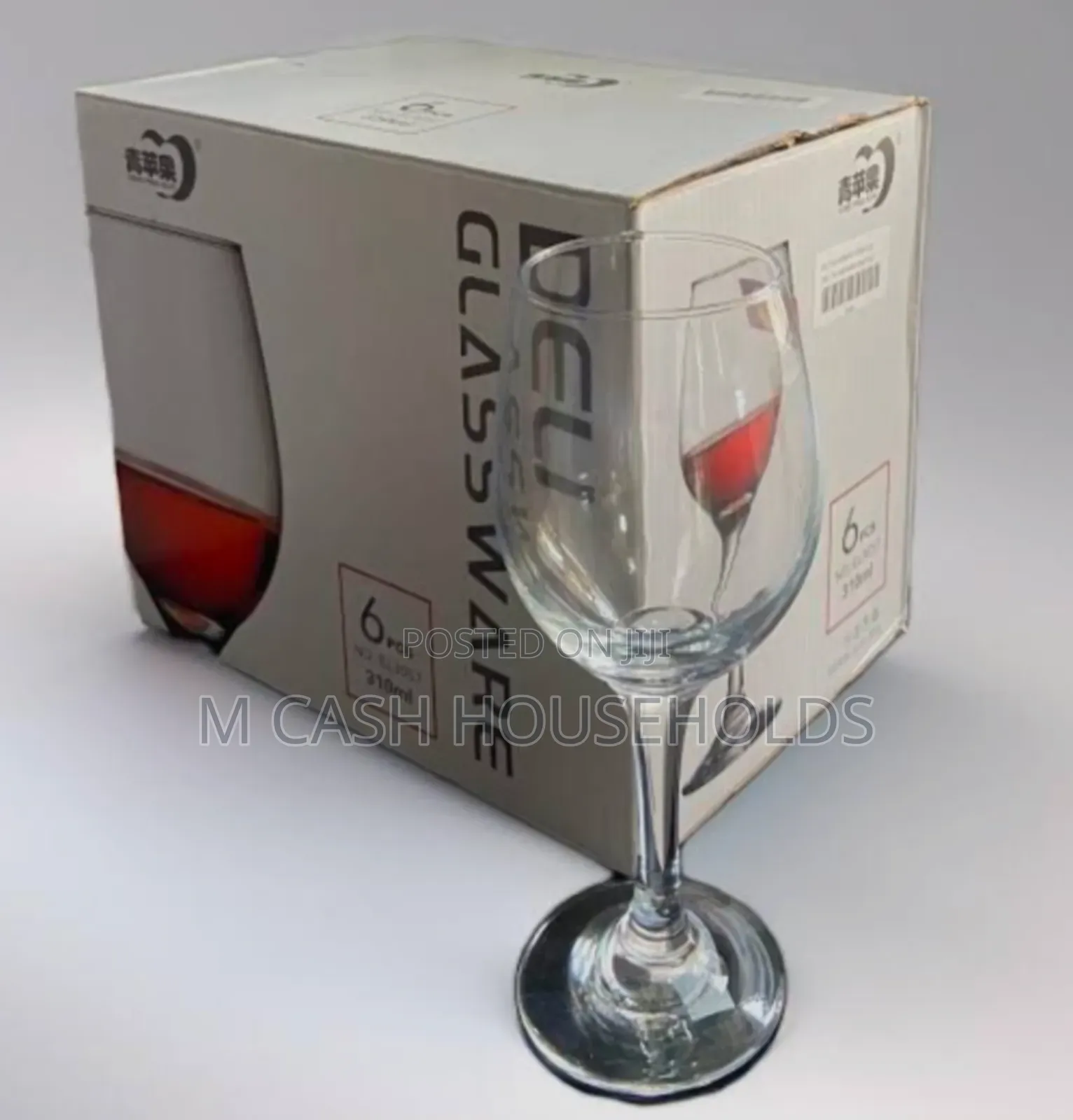 Deli Wine Glass ( by 6pices)