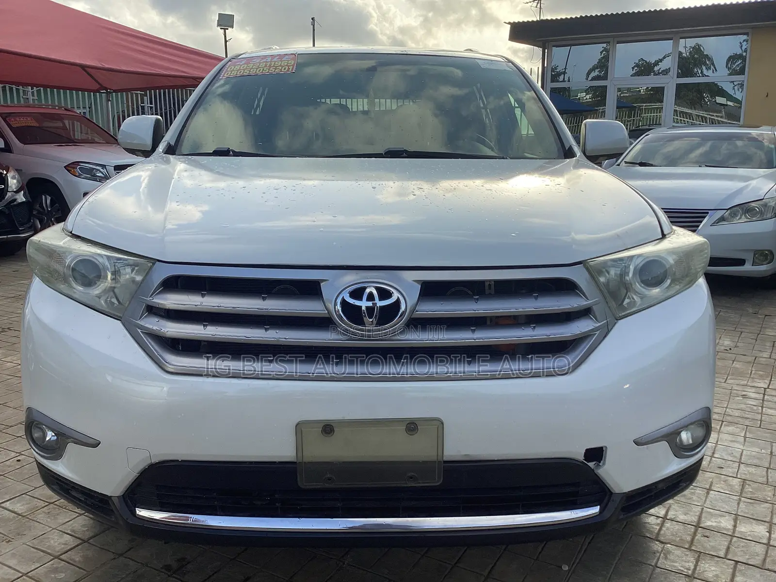 Toyota Highlander Limited 3.5L 2WD 2013 White