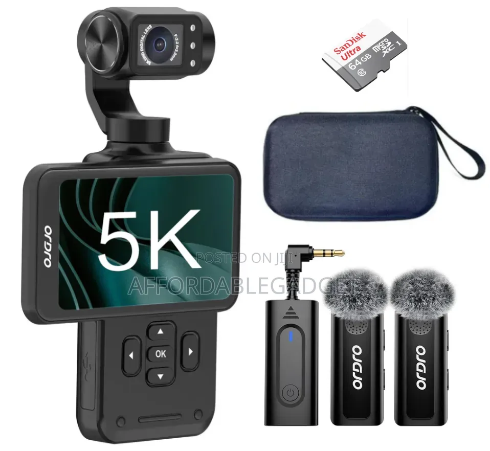 Ordro M5 Handheld Camcorder 3-Axis Stabilisation Ir Night Vision