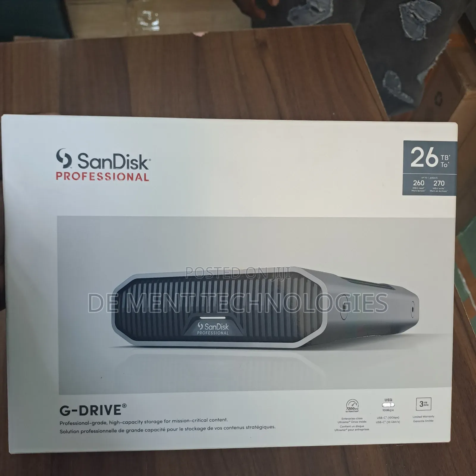 Sandisk 26tb Professional External Hard Drive