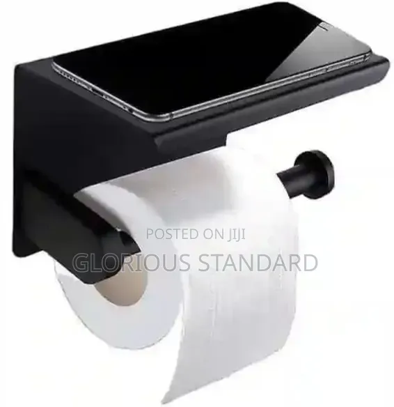 Phone Top Tissue Holder Black