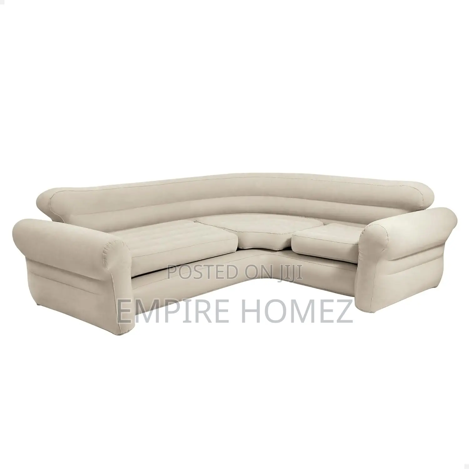 Inflatable Corner Sofa With 4 Person Capacity,